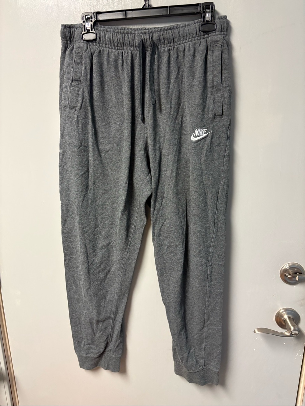 Nike Mens Gray Jogger Pants - size Large